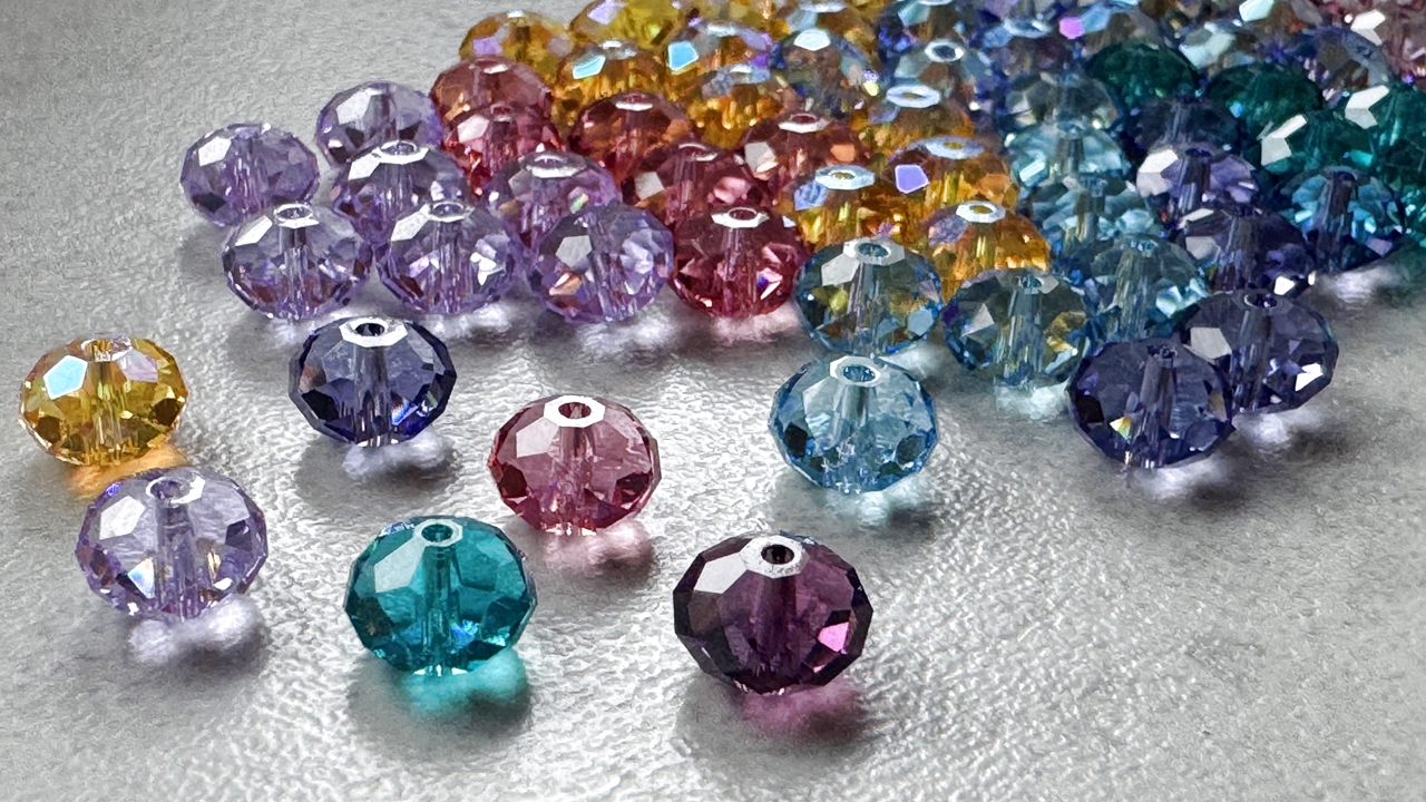 Třpytivé Briolette Swarovski